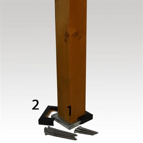 4x4 double zinc post anchor